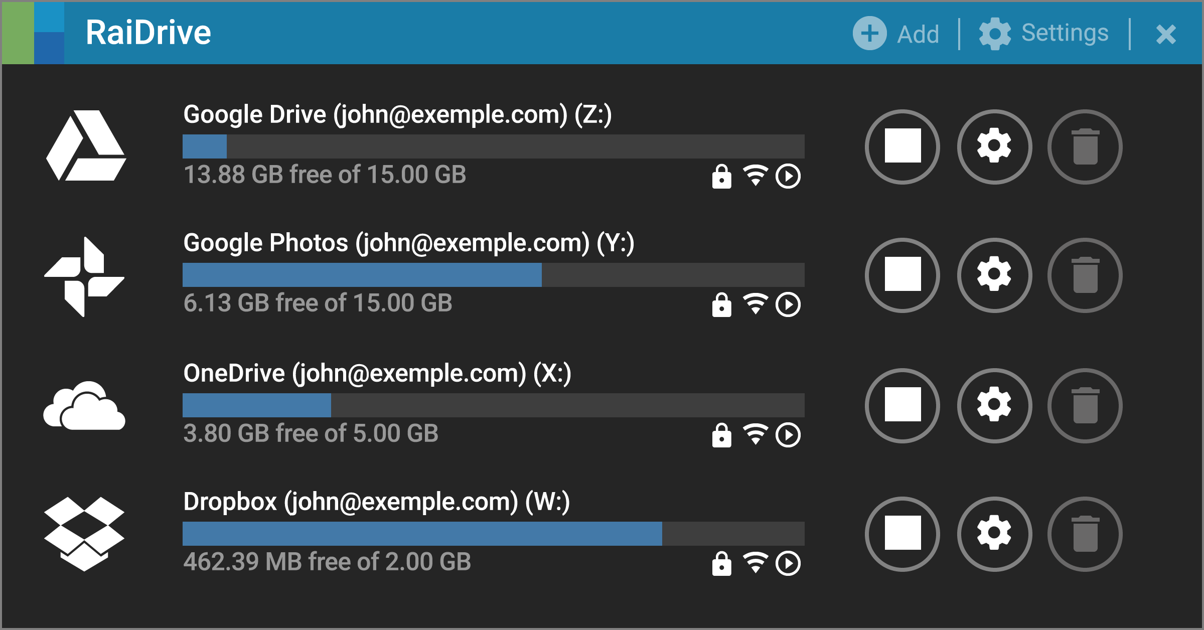 RaiDrive | Cloud Storage like a USB drive